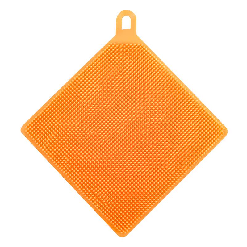 Aisenka Thickened Silicone Dishwashing Brush & Scouring Pad