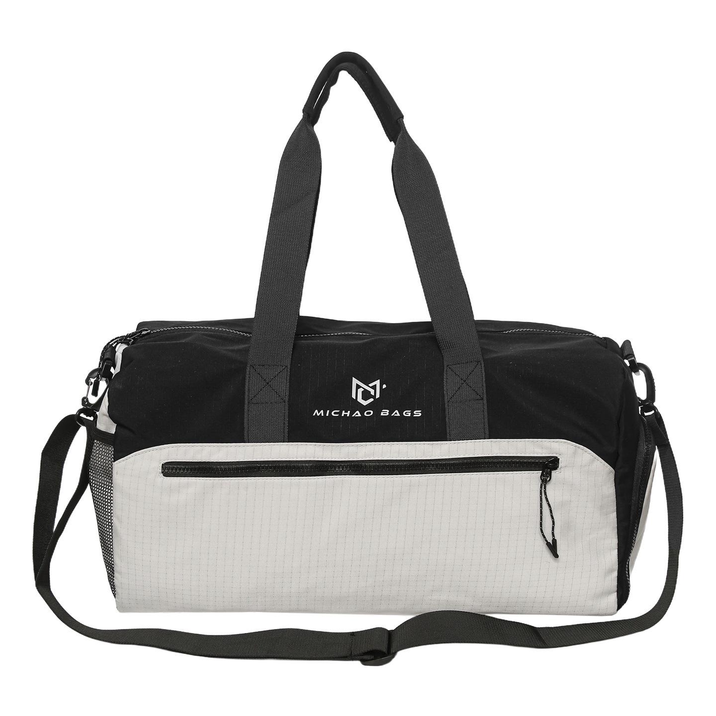 Fitness bag men s shoulder exercise bag women s large-capacity yoga bag portable travel bag