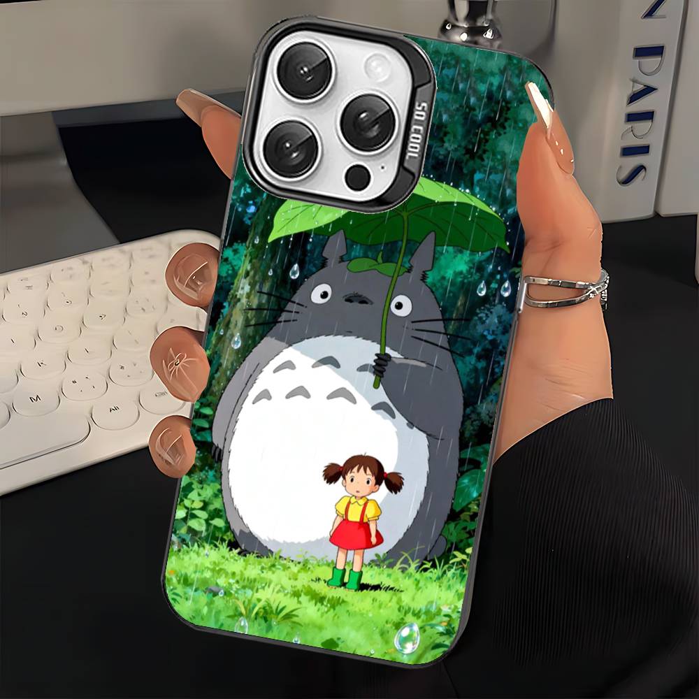 

Cute T-Totoroes Phone Case For iPhone 17 Air 16 15 14 13 12 11 Pro Max Color Hard Cover iPhone 16 plus