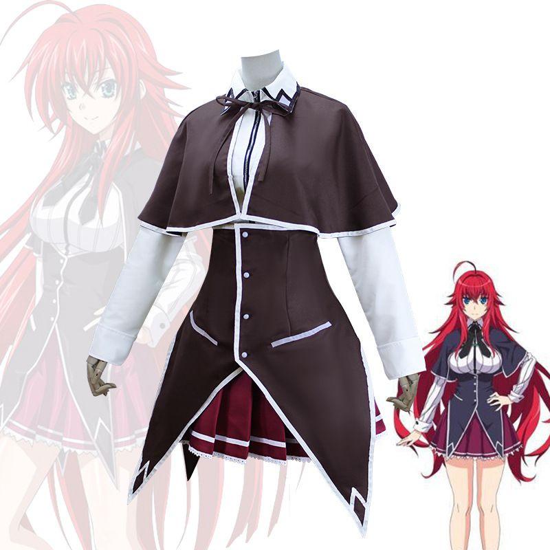 Anime High School Dxd Rias Gremory Koneko Toujou Halloween Cosplay Kleider Set