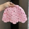 Knitted Floral Pattern Wool Hat For Women Spring Summer Breathable Fashion Accessory