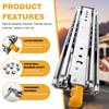 1 Pair 44 Inch Tool Box Runner with Lock Full Extension Ball Bearing Sliding Rails Side Mount for RV Cabinets Tool Box & Storage