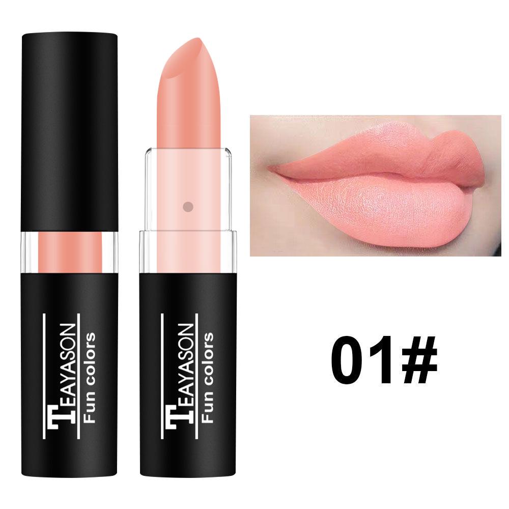 Vampire Olive Dunkles Lippenstift-Set: Weiß, Nude, Schwarz, Lila - Halloween Retro Kreatives Make-up