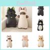 Adorable Short Plush Siamese/blue/orange/cow/pig Cat Stuffed Animal Pillow Toy Perfect Birthday Gift
