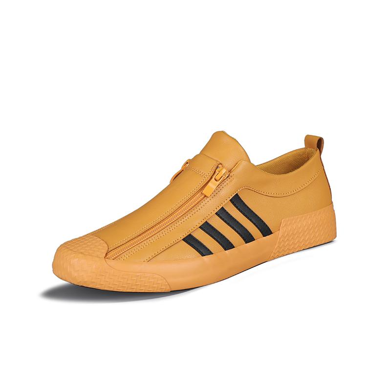 

Мода 2024 Весна Мужская Кожаная Повседневная Обувь Желтые Мокасины Модные Низкие Мужские Кроссовки Плоские Удобная Обувь Без Застежек Мужские Лоферы 42