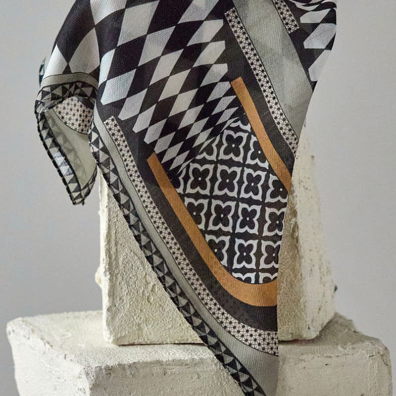 ANA MAISON Space for A Silk Wool Petit Scarf [PMPsw-1399]