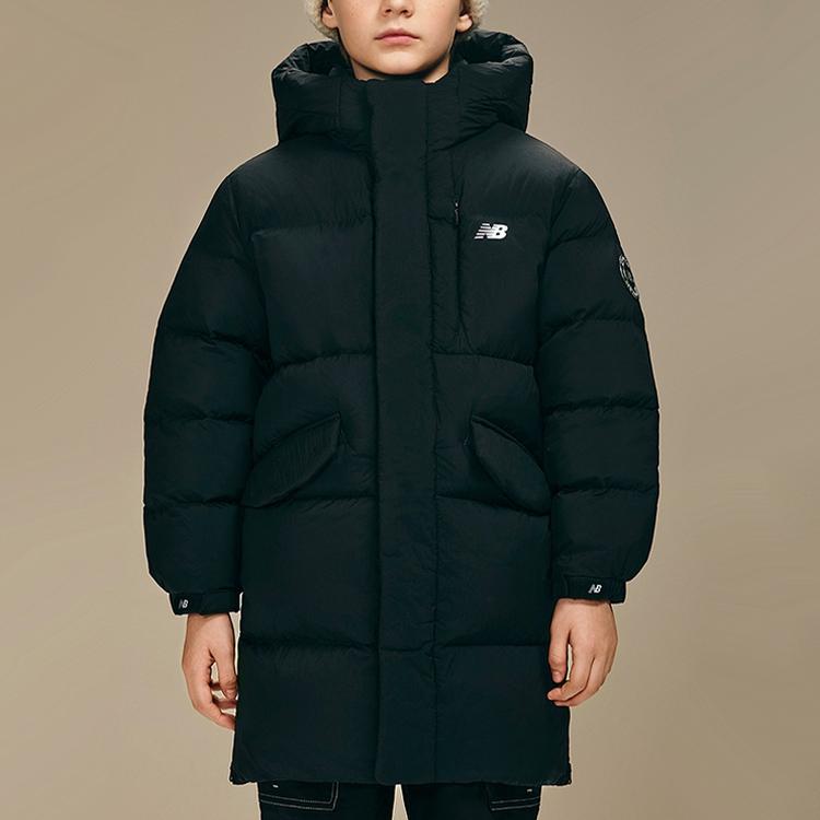 New Balance Kids Down Jackets Hooded Non Detachable Hooded 7PF4E093-BK