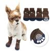 4ks Ponožky pro domácí mazlíčky Protiskluzové Pohodlné Elastické Boty pro psy Zimní Měkký Hřejivý Chránič tlapek Pet Potřeby pro domácí mazlíčky