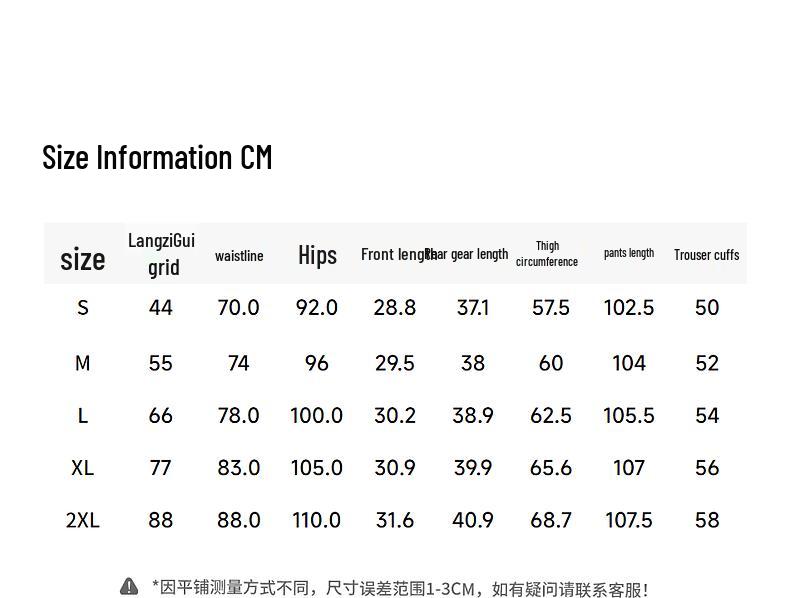 LANGZI Fashion Flared Wool Blend Suit Pants