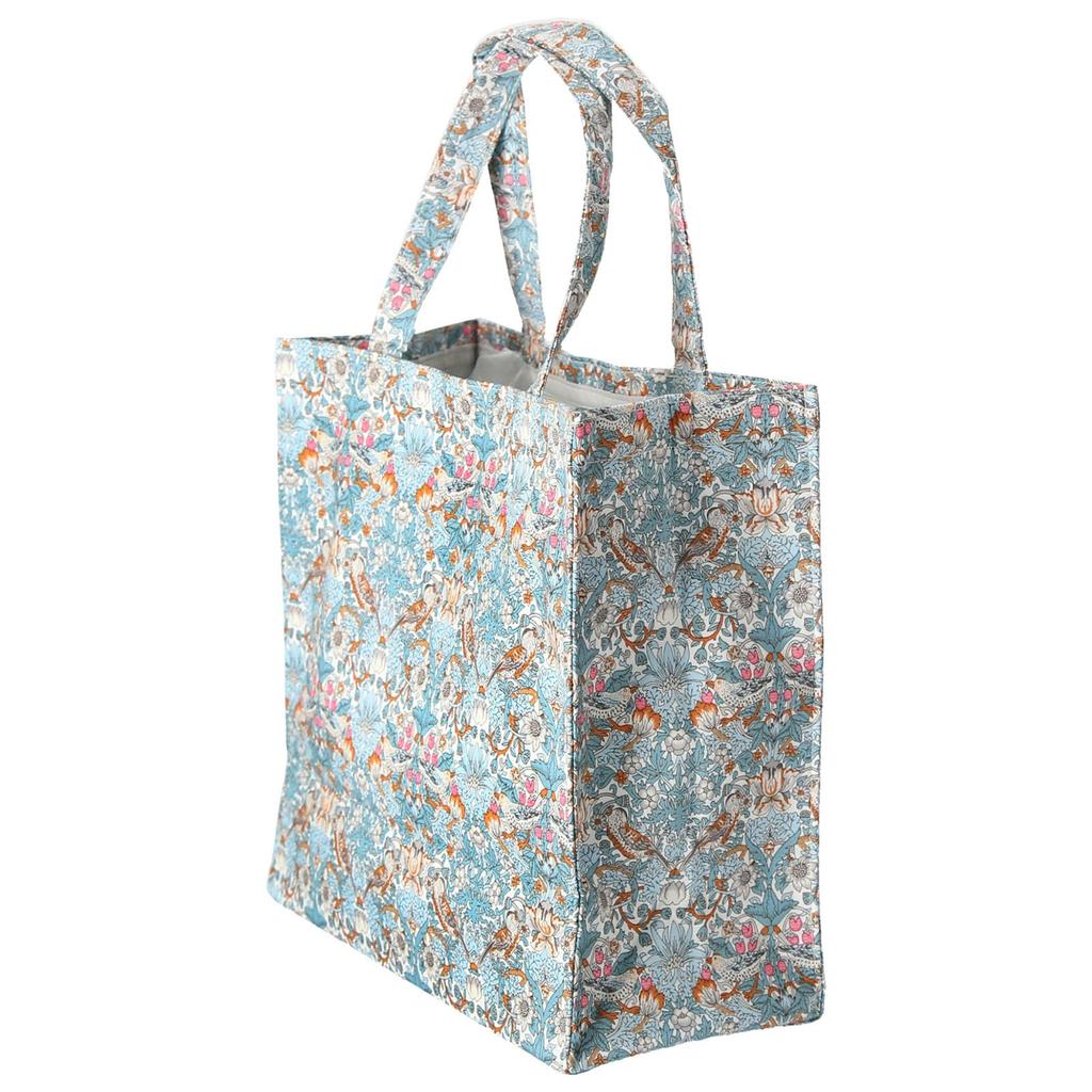 Made with Liberty Lunch Tote Bag 19304201 Pouch Women 19304201C Blue 24cm wide x 24cm long x 11cm deep [Intermode Fabric] Women's [C] Approx.