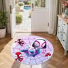 Spider-man Round Floor Mat Suitable for Game Room Living Rooms Dormitory Kitchen Anti-slip Round Rug Decorate Offices Best for Christmas