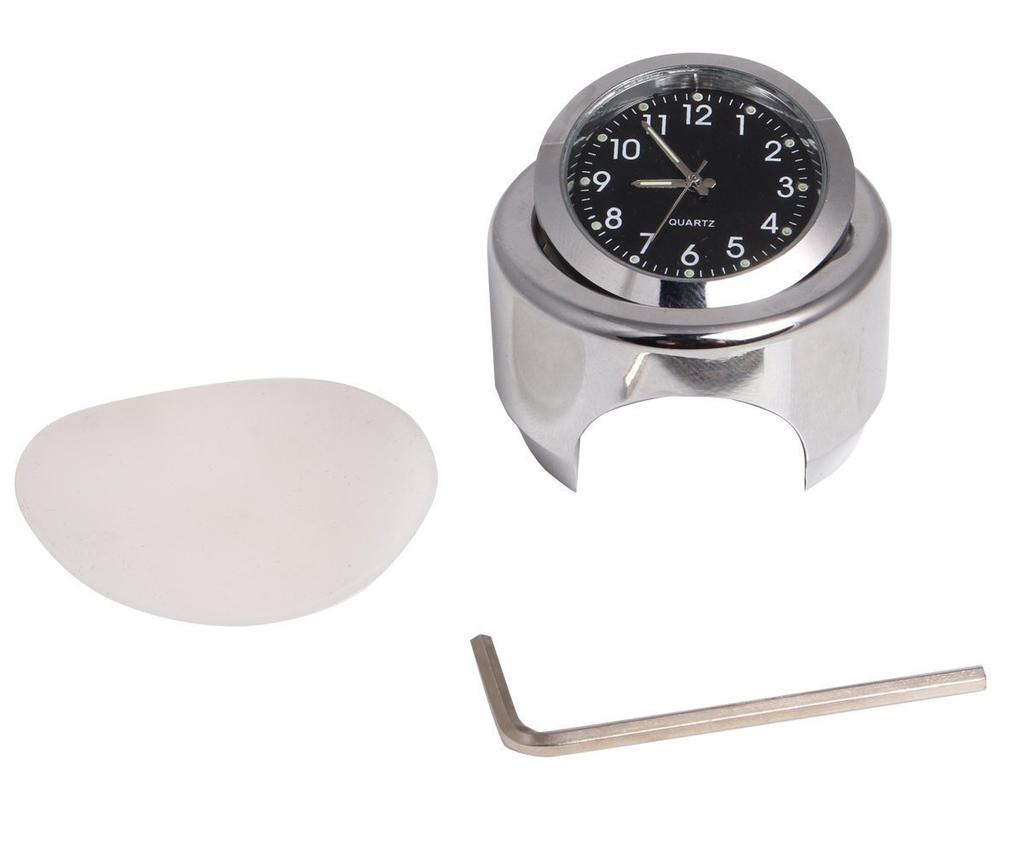 ZYTC Motorcycle Analog Clock Luminous Handlebar Dial Clock Bike Bicycle