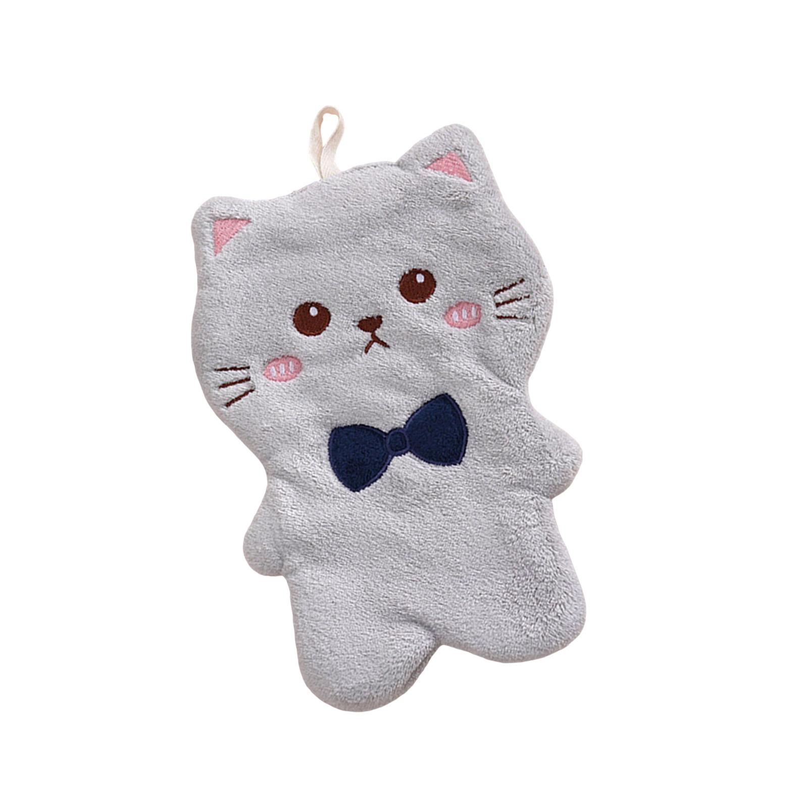 

Детское полотенце для рук, полотенце с изображением животных, впитывающие полотенца из микрофибры, быстросохнущие впитывающие мочалки для кухни D