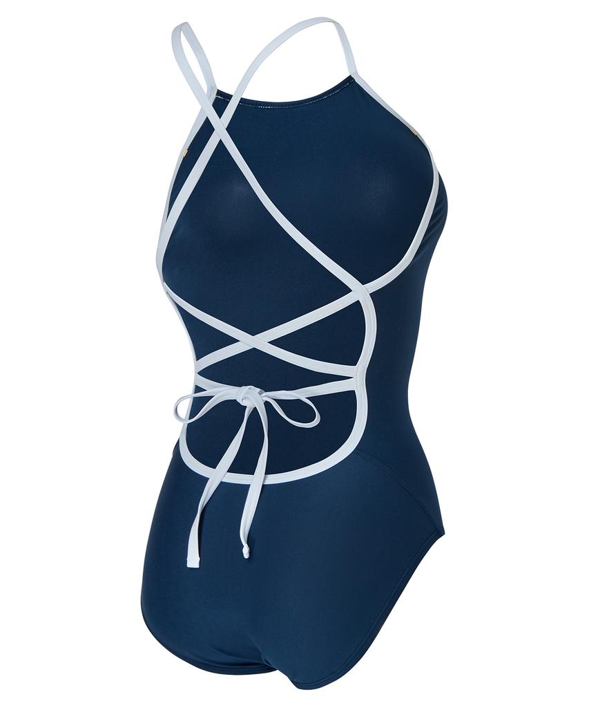 Laelliseupocheu [Psla124 Nvy] H Classic Backless Double Strap Navy