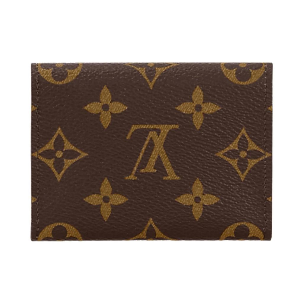 LOUIS VUITTON Enveloppe Carte De Visite Monogram (Unisex) Card Holders M63801