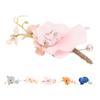 5 Pcs Groom Boutonniere Elegant Men Wedding Flower Lifelike Permanent Reusable Artificial Brooch Flo