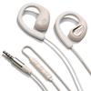 In Wired Headphones with No Ear Supports Adjustable Evolved from Bone Conduction Perfect for Desk and Outdoor Beige [New 2025] 3.5mm Open-Ear Mic,