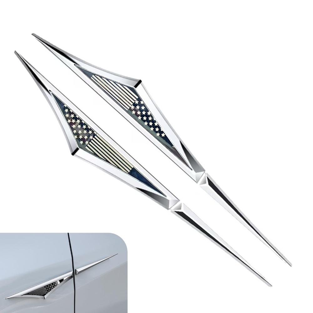 Διακοσμητικά Πλαϊνά Αυτοκόλλητα 3D Έμβλημα Φτερού Αυτοκόλλητα Σήματος Φτερού