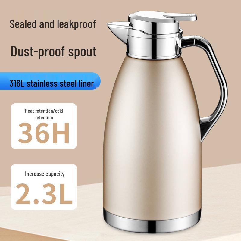 316 Stainless Steel Large Capacity Insulated Coffee Flask
