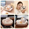 Calico Cat Lamb Nap Nest Plush Toy - Cute and Healing Desk Companion Doll