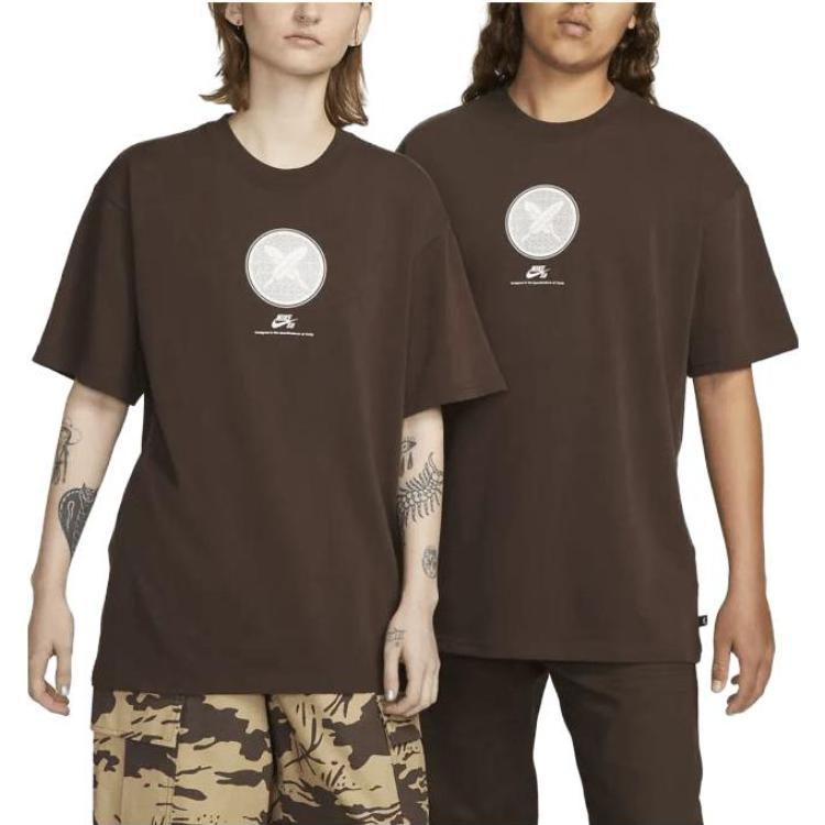 Nike SB X Yuto SS23 T Shirt Unisex Brown FN0670-237