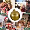 Cartoon Christmas Inflatable Balloon Large Xmas Toy Balls Cartoon Christmas Bell Balloon  New Year