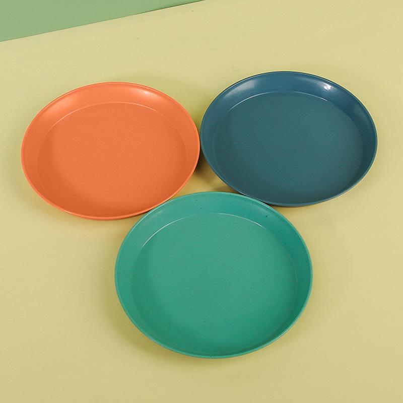 Domestic Round Creative Coloured Hotel Commercial Buffet Plates