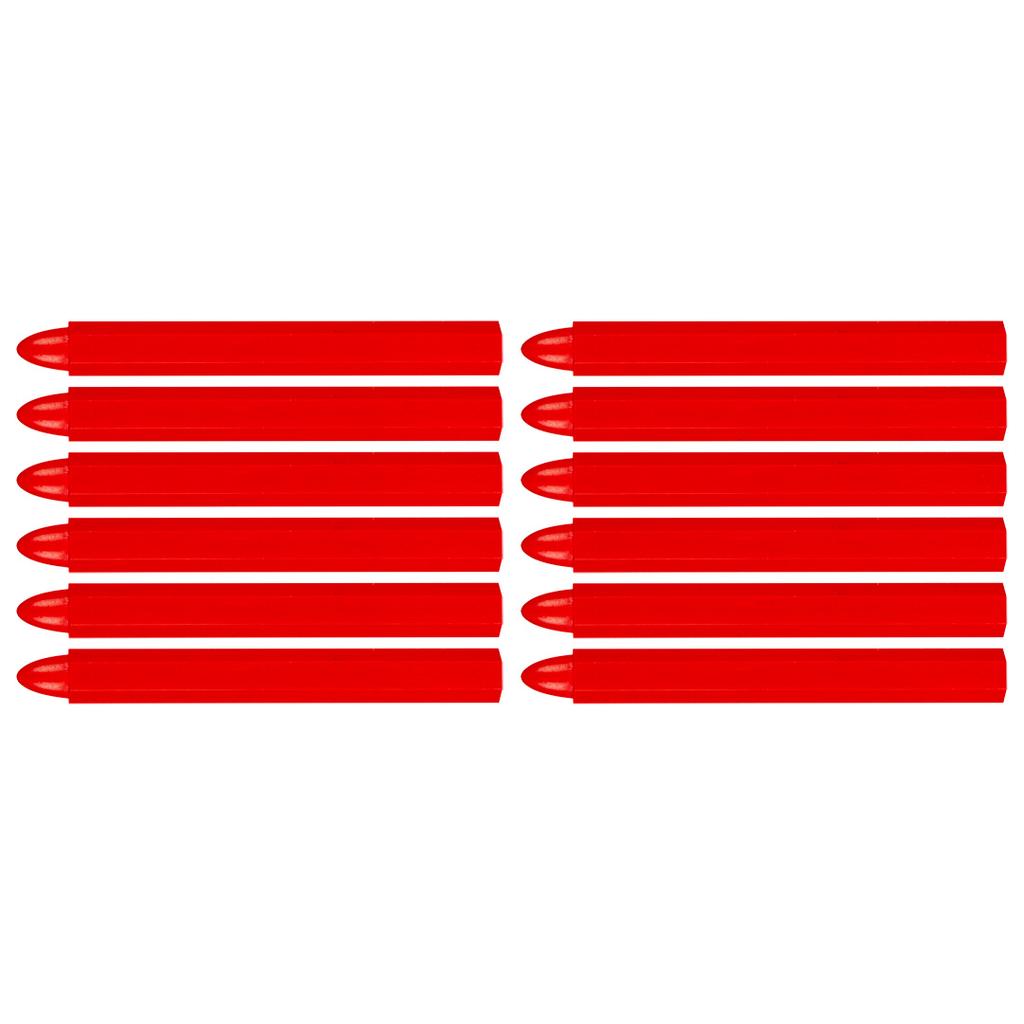 Technical Marking Chalk, Red, 12 Pieces
