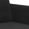 Vidaxl Fotel, Czarny, 60 Cm, Obity Aksamitem