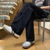 American Retro Drape Casual Pants for Men, Straight-leg Loose, Sporty, Fashionable and High-end Workwear Trousers