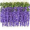 12PCS Artificial Flowers Rattan Home Festival Wedding Celebration Party Outdoor Garden Wall Garland DIY Gift Box Decor Accessory