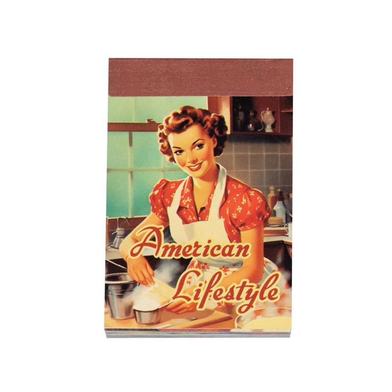 Retro Theme Sticker Book - American Life Series, Small Size for Journaling and Collage