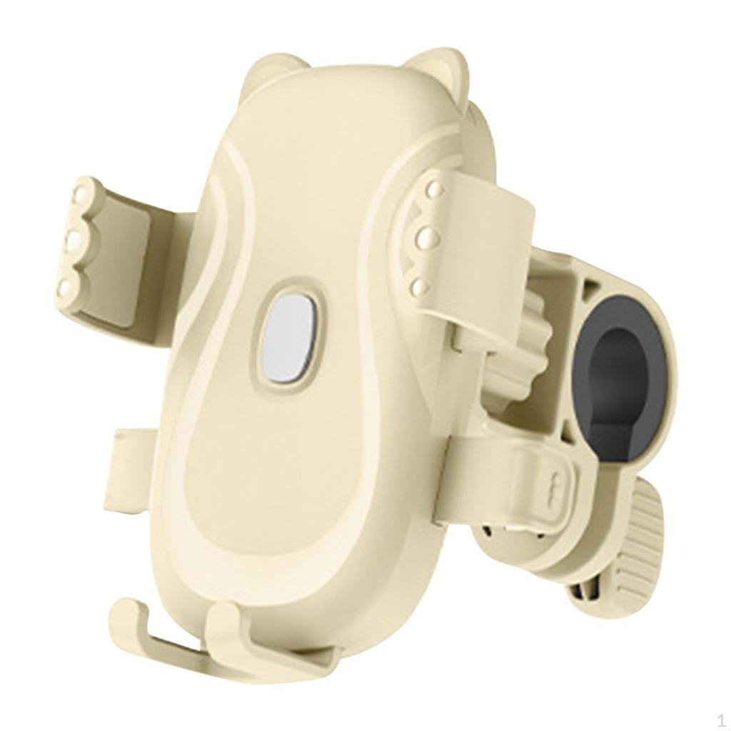 Bike Phone Holder Adjustable Angle Shockproof Stable Rotatable Motorcycle Mount for Mountain