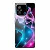 Gehärtetes Glas Case für Redmi 12C Rückabdeckung Hartschalen Case für Xiaomi Redmi 12C 4G Handyhülle Redmi12C Fundas 22120RN86G Cooler Stoßfänger
