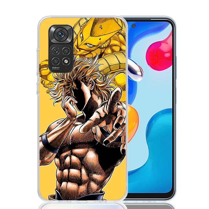 JoJo Abenteuer Dio Diego Brando Handyhülle Für Xiaomi Redmi Note 15 14 13 12S 12 Pro Plus 11S 11E 11 11T 10S 10 Kunst Weiches Muster
