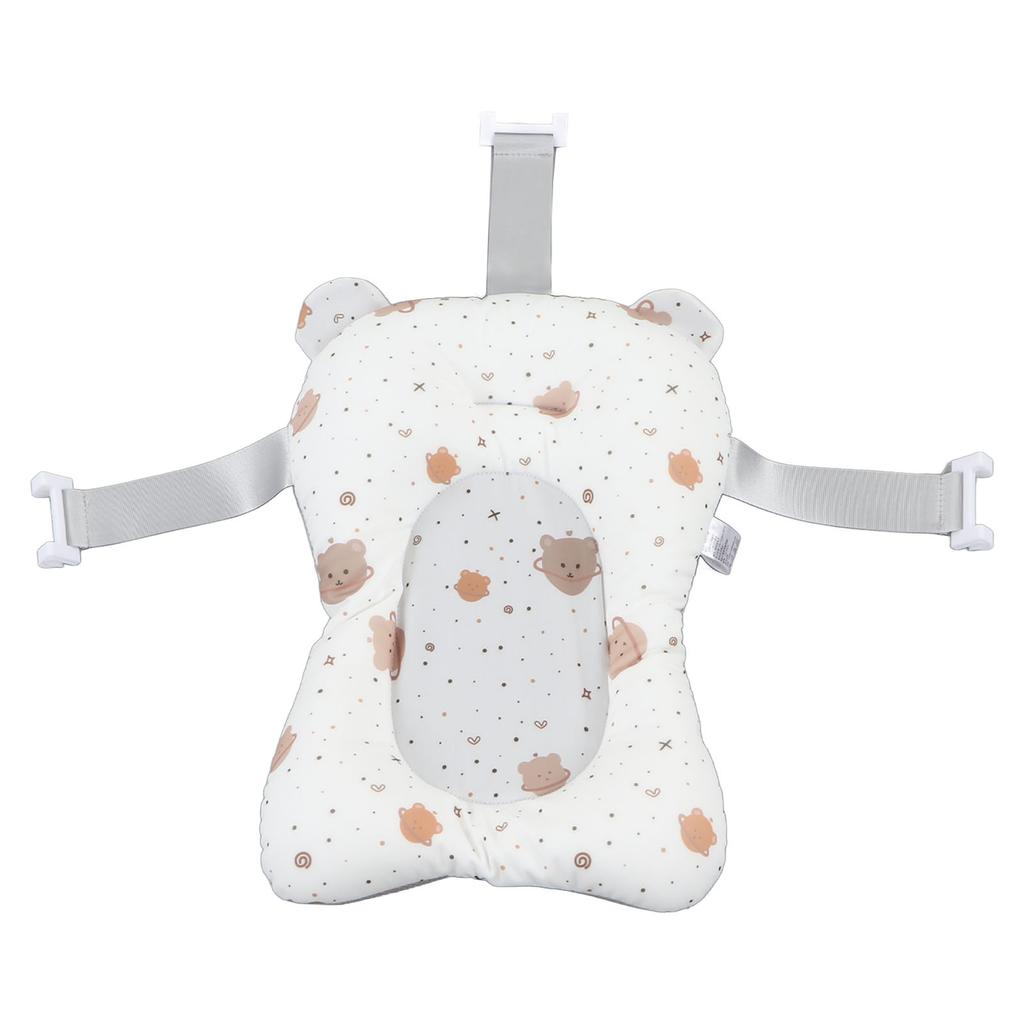 Tapis de bain pour bébé Antidérapant Doux Séchage Rapide Léger Assis et Couché Coussin de bain pour nourrisson pour nouveau-né