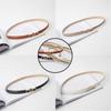 Solid Color Metal Buckle Belt Pu Leather Women Thin Belt Trendy   Female