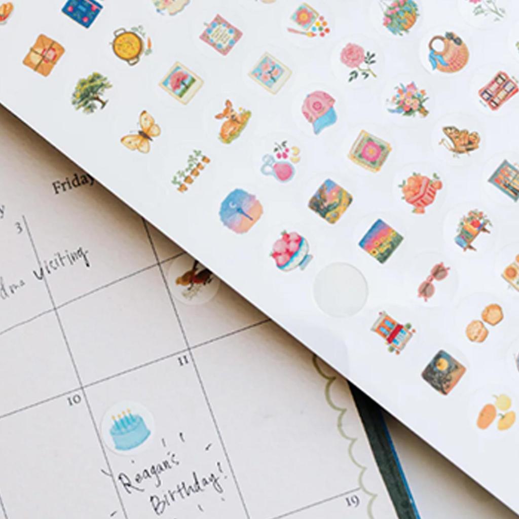2026 Desk Calendar Wishlist Calendar Seasonal Spiral Bound Work Supplies Monthly Calendar Planner for Habit Reading Health Menta