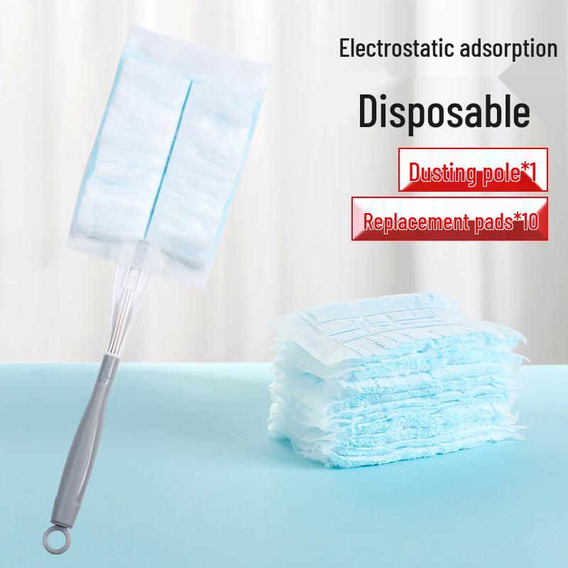 Teleskopický elektrostatický prachovka pro úklid domácnosti, auta a stropů