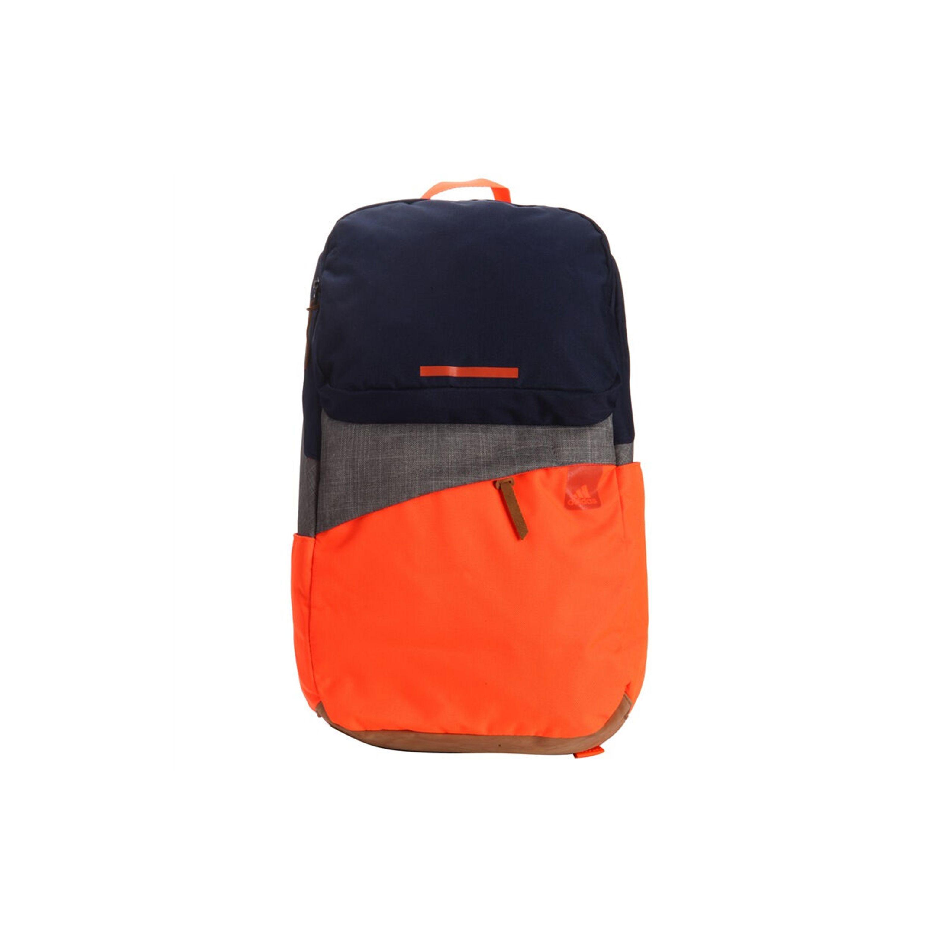 

Adidas Zipper Closure Polyester Laptop Backpack Men Backpack Navy-Blue Multicolor AB6187 Navy Blue & Multicolor
