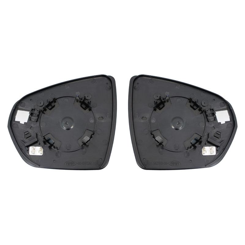 Auto Left Driver Side White Mirror Glass For Peugeot 4008  2017 2018 2019 2020 Car Accessories
