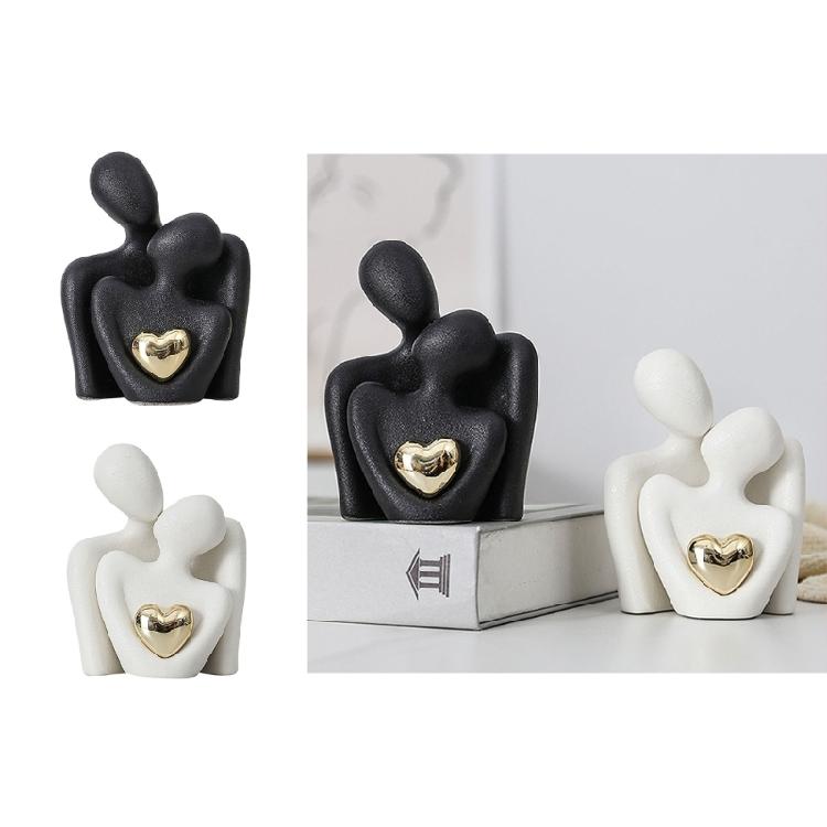Human Statue Kissing Couple Wedding Gift Sympathy Gift Christmas Gift