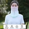 Gradient Colors Breathable Soft Ice Silk Uv Sun Protection Face Mask Summer Outdoor Cycling Hiking Unisex Face Scarf