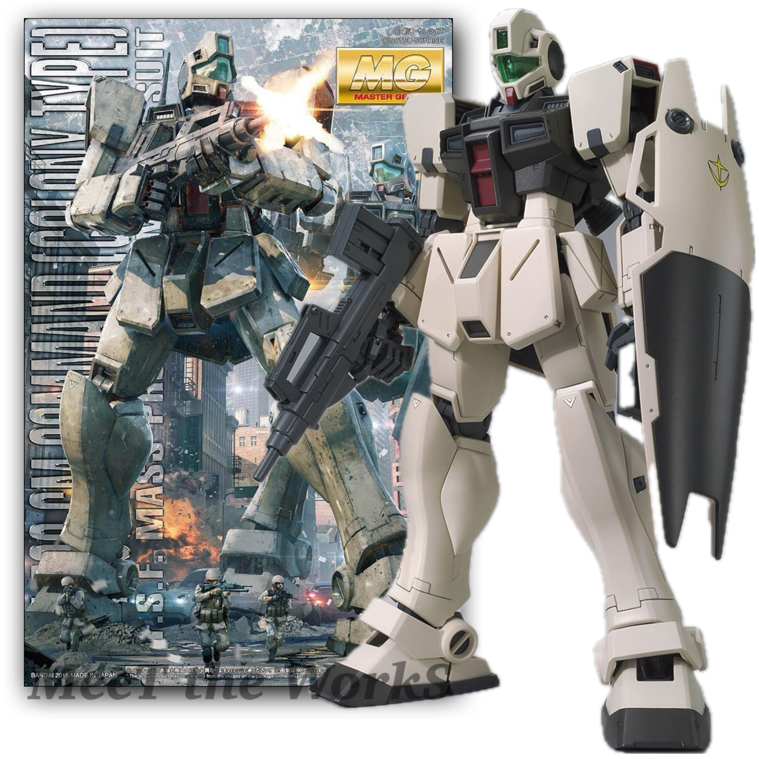 

Scale GM Command Warfare Plastic Model Kit from Mobile Suit War in the Pocket [MG] 1/100 (Colony Version) 0080