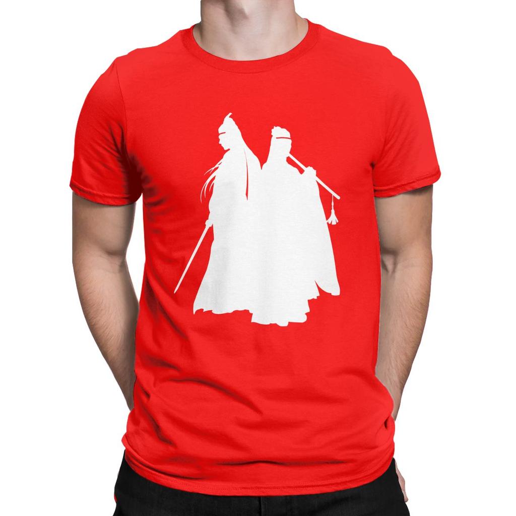 Hommes The Untamed Les Deux Jades de Lan T-shirt Wangji Wei Wuxian Vêtements en Coton Nouveauté