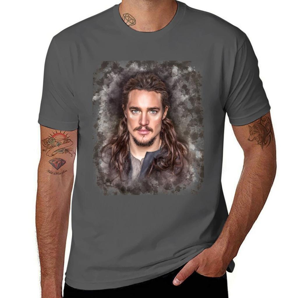 The Last Kingdom Uhtred Tshirt Heavy Duty Casual Work Tee Tshirt