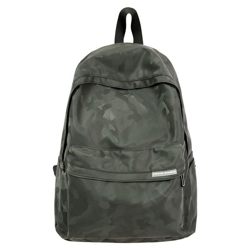 Camouflage backpack for men and women, lightweight waterproof large-capacitytravel backpack, junior high school student, high school student schoolbag