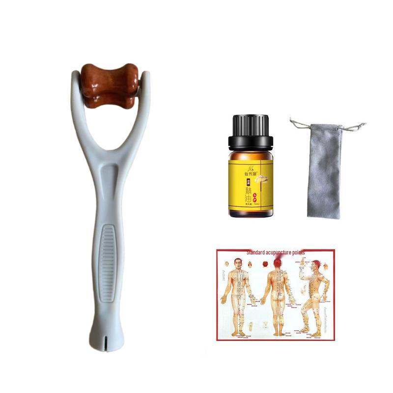 Holz Magnetische Perlen Finger Massage Roller
