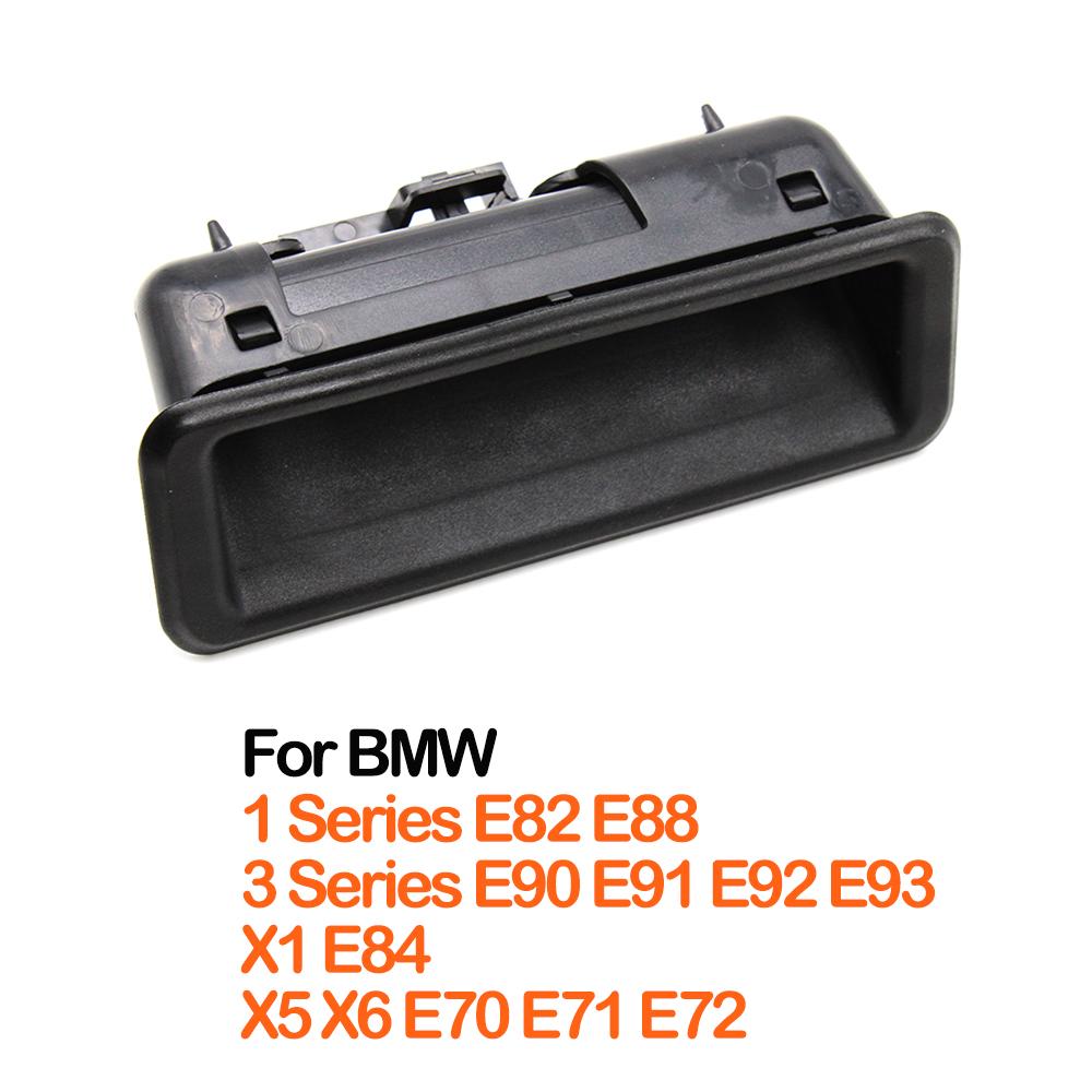 Car Rear Door Trunk Switch Handle Latch For BMW 1 3 5 X1 X5 X6 Series E39 E60 E82 E84 E88 E90 E91 E92 E93 E70 E71 51247118158