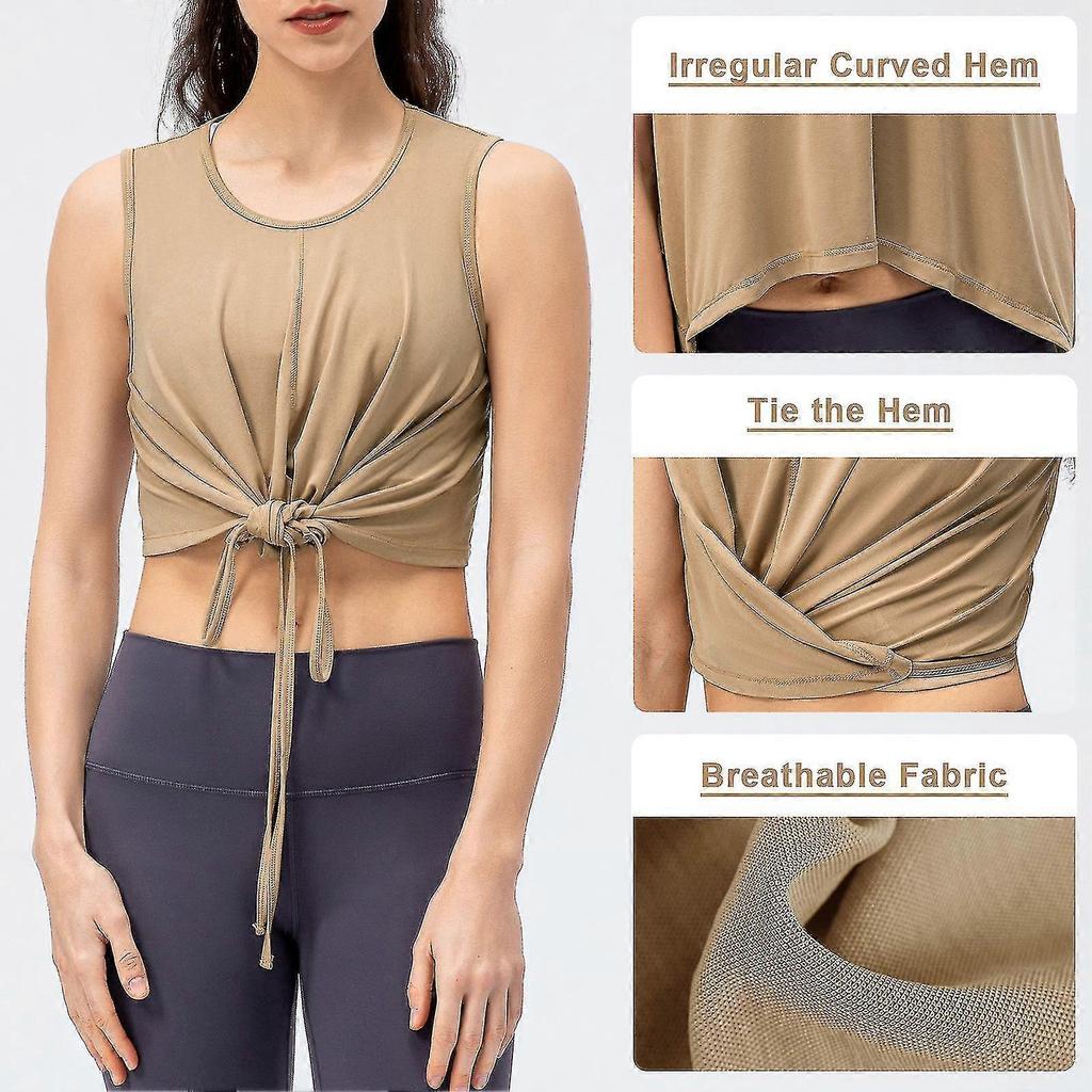 Vest,breathable Ice-feel Yoga Clothes Yoga Cover-up Women's Back Waist Strap Running Fitness Clothes Duanguan
